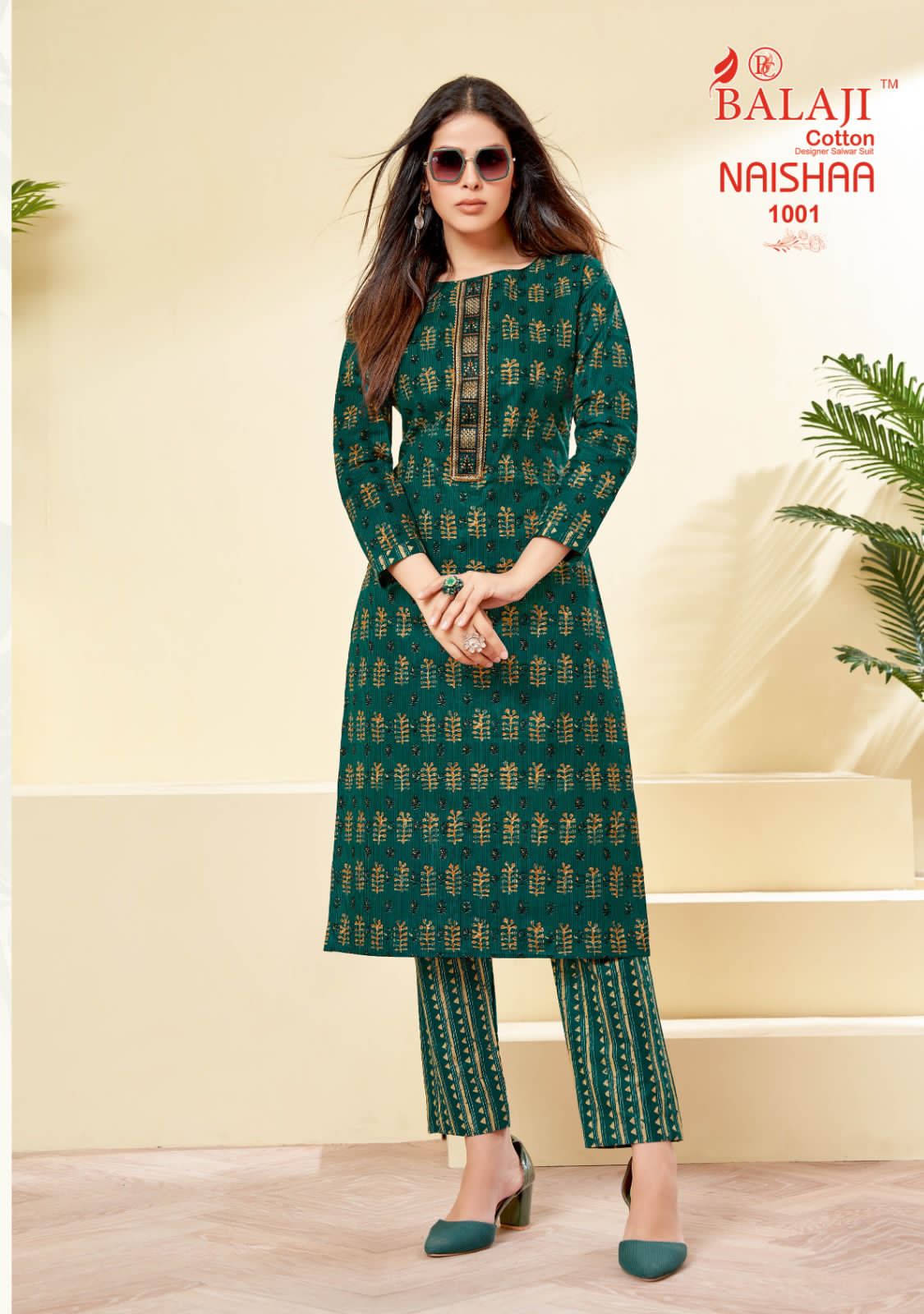 Balaji Naishaa Vol 1 Printed Kurti With Bottom Catalog
